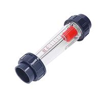 Medidor de caudal de agua, caudalímetro para líquidos con flotador de ABS, probador de caudal con tubo de plástico para mediciones de 1,6 a 16 m³/h en las industrias química,