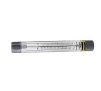 Medidor de caudal de agua líquida LZM-15G, transparente y gris, 0,2-2 GPM/1-8 LPM