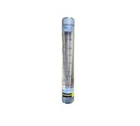 Medidor de caudal de tubo serie LZM-15G for agua/líquido/H₂O con conexión de acero inoxidable, rosca macho de 1/2" BSPT o NPT.(0.5-5GPM 2-18LPM)