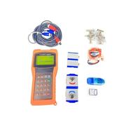 Medidor de caudal ultrasónico portátil TUF-2000h, caudalímetro digital de líquidos con transductores TS-2, TM-1 y TL-1 for tuberías de cobre/PVC DN25-6000 Alta sensibilidad, bajo error(Host-S and M)