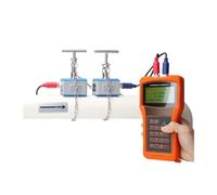 Medidor de caudal ultrasónico portátil TUF-2000h, caudalímetro digital de líquidos con transductores TS-2, TM-1 y TL-1 for tuberías de cobre/PVC DN25-6000 Alta sensibilidad, bajo error(Host-S)