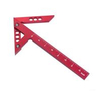 Medidor de centro con ángulos de 45 y 90 grados, regla de escritura en ángulo recto y herramienta de marcado de línea para medir en el hogar y el taller (pulgadas)