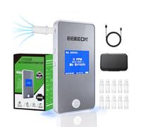 Medidor de cetonas, analizador profesional de aliento de cetosis, monitor cetogénico de respiración preciso con carga tipo C y seguimiento de datos para estilo de vida cetogénico y gestión de la salud