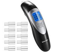Medidor de cetonas portátil y profesional digital de cetonas para detectar el estado de cetosis con 10 boquillas para probar cetosis (negro)