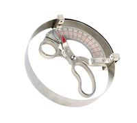 Medidor de circunferencia de cabeza - Instrumento de medición de sombreros portátiles Preciso Perímetro interior dispositivo regla, medidor de cinta métrica flexible ajustable | Manualidades Tejer