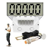 Medidor de clics digitales, contador de 6 dígitos | Medidor electrónico de pantalla digital,Medidor manual de pantalla digital de 6 dígitos, clicker de conteo para coaching, torres, l