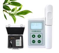 Medidor de clorofila portátil 4 en 1, comprobador de nutrición vegetal, analizador de clorofila portátil con exportación de datos USB, detección rápida de clorofila, nitrógeno, temperatura y humedad