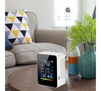 Medidor de CO2, probador Digital de temperatura y humedad, Monitor de calidad del aire, Detector multifunción 5 en 1 (5en1)