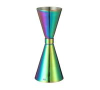 Medidor de cócteles Cone Barra medidora de cóctel doble, Jigger medidor licor, taza Martini, herramienta medición(RingRainbow 30 45ml)