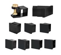 Medidor de cola de milano para carpintería, guía de sierra manual para corte de precisión, aleación de aluminio con componentes de polipropileno, calibre de sierra magnético, para marcado, juntas de