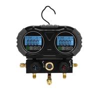 Medidor de colector Digital de refrigerantes de 6000 Kpa, Sensor electrónico de frecuencia de actualización de 1 segundo, probador de presión de recarga de refrigerantes HVAC