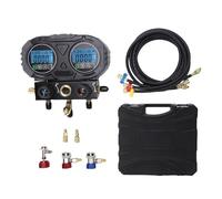 Medidor de colector digital, kit de recarga de refrigerante para aire acondicionado, medidor de vacío de presión, HVAC