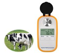 Medidor de concentración de calostro, refractómetro digital LED de mano, precisión ± 0,2%, resolución 0,1%, detección de alto rango para prueba de contenido de azúcar
