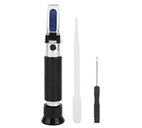 Medidor de concentración de refractómetro Herramienta para compensación de temperatura automática Prueba de azúcar Medidor Brix