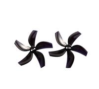 Medidor de conductividad Hélices de 5 palas con conducto D63 de 63 mm y 2,5 pulgadas (4 pares, 8 unidades) for drones de carreras FPV Freestyle Toothpick Duct(Black)