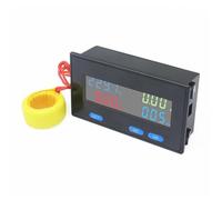 Medidor de consumo de energía eléctrica monofásico, 100A, 200A CA, monitoreo de temperatura, corriente de voltaje de AC60-300V(20A)