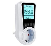 Medidor de Consumo Eléctrico, Monitor de Electricidad con Pantalla LCD Retroiluminada, Medidor de Consumo de Energía, 7 Modos Enchufe Medidor Consumo Electrico, Protección contra Sobrecarga, 3680W Máx