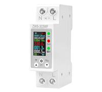 Medidor de consumo electrico wifi 63A contador electrico inteligente AC 80-300V contador de energía monofasico Protección contra fugas con sobrecarga y retraso de sobrecorriente ZWS-303WF