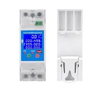 Medidor de consumo electrico wifi 80A Control de voz tuya contador electrico 2P 80-300VAC disyuntor wifi medición bidireccional Smart Meter Protección contra sobrecarga y protección contra subtensión