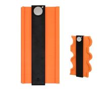 Medidor de contorno conectable de 10 pulgadas con bloqueo, duplicador de perfil ajustable, forma irregular para suelos laminados, carpintería, colocación de azulejos, herramienta de precisión de doble