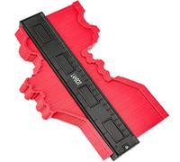 Medidor de contorno de 10 pulgadas, duplicador de calibre de perfil de plástico ancho, copia con precisión formas irregulares, herramienta de medición de plantilla de madera para un ajuste perfecto y