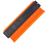 Medidor de Contornos 10 Pulgadas, Plantilla Duplicadora Copiador de Formas Bloqueable, Laminado, Tarima, Suelo, Pladur y Superficies Irregulares