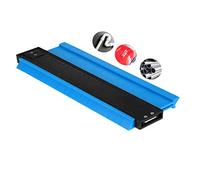 Medidor De Contornos 50 Cm 20inch, Profesional Copiador De Contornos Marcaje Herramienta De Marcado Para Suelo Laminado, Carpintería, Conductos, Baldosa, Piso, Auto Body, Baño(azul, 20x5.3inch)