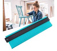 Medidor de Contornos, Copiador de Contornos, Medición de perfil profesional de 20 pulgadas, Para Suelo Laminado, Carpintería, Conductos, Baldosa, Piso, Auto Body, Baño(Verde, 20x5.3inch)