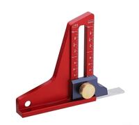 Medidor de control de profundidad para carpintería compatible con ajustes de enrutador y ajustes de profundidad de hoja de sierra de mesa utilizando lecturas de doble escala (métrico)