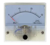 Medidor de corriente amperímetro de puntero CC 85C1-A 15A 20A 30A 50A 75A 100A 150A 200A 300A necesita derivación 85C1 medidor analógico tamaño 64 * 56mm(1A (direct connect))