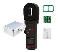 Medidor De Corriente De Fuga Y Medidor De Puesta A Tierra 0,01-1200Ω, Pinza Digital, Doble Aislamiento Para Control De Instalaciones Eléctricas, Industria Y Obras