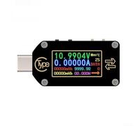 Medidor de corriente de voltaje USB TC66 con detección de protocolo PD, soporte FCP AFC .0 3.0 y almacenamiento de datos sin conexión (sin BT)