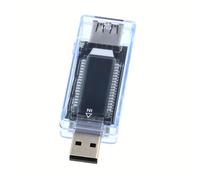Medidor de corriente USB de voltaje plus con pantalla LCD 3v - 9v / 0-3a Digital Power Tester para cargadores USB Power Banks Smartphones - Kws-v20 ±1 Precisión compacto 59×23×13.5mm