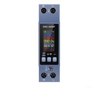 Medidor de corriente y voltaje de la pista, metro de potencia de la pantalla LCD, voltaje del carril y metro actual para gabinetes, fábricas, almacenes, empresas (KWS-303)