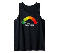 Medidor de cortisol bajo Biología Divertida Psicología y Bienestar Camiseta sin Mangas