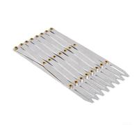 Medidor de costura de aluminio de 16 cm, regla de dobladillo ajustable
