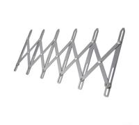 Medidor de costura de aluminio expandible con múltiples cabezales para una medición precisa de la tela, proyectos de cortinas (corto de 6 cabezas)
