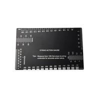 Medidor De Cuerdas De Guitarra - Herramienta De Ajuste De Guitarra Portátil | Tarjeta De Herramientas De Metal Reutilizable Para Guitarras Eléctricas | Medición De Altura De Acción De Cuerdas De Guita