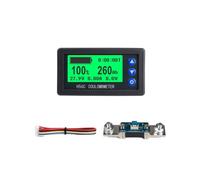 Medidor de Culombios H56CR 300A con Derivación Sin Base, Indicador de Capacidad de Batería, Probador de Culombios de Batería de Litio, Voltímetro,