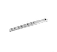 Medidor de cuña de acero al carbono, calibre de cono Vernier para una medición precisa del grosor, rango de 0.2 mm-15 mm, escala grabada para herramientas automotrices y de construcción (0.2-4 mm)