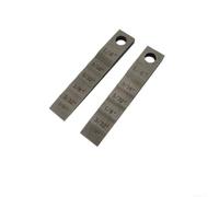 Medidor de cuña de montaje de tuberías con perfil escalonado para medición y ajuste de huecos, juego de metal de dos piezas para aplicaciones industriales de soldadura de tuberías