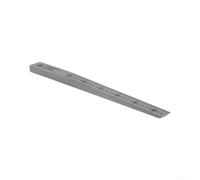 Medidor de cuña de soldadura con acabado cromado, herramienta de precisión para construcción y trabajo automático, rango de 0.4-6 mm