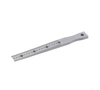 Medidor de cuña de soldadura de acero al carbono chapado en cromo para medición de ranura de construcción automotriz, rango de 0,2 mm a 4 mm (0,2 - 4 mm)