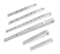 Medidor de cuña de soldadura de huecos con diseño cónico, material de acero al carbono con chapado en cromo para precisión y uso (0.4-6 mm)