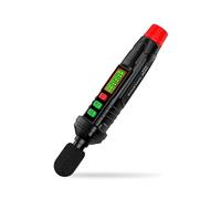 Medidor de decibeles, Medidor de nivel sonido medidor decibelios portátil Detector ruido ponderado A 30-130dB Mini dispositivo monitoreo pantalla Digital
