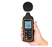 Medidor de decibeles, Medidor de nivel sonido Medidores decibelios alta precisión Sonómetro digital ruido con ponderación CA y función cambio automático
