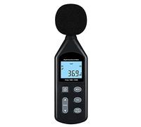 Medidor de decibelios, Medidor de decibelios, medidor nivel sonido digital 30 a 130 dB, dispositivo medición ruido audio con retroiluminación MÁX/MÍN y pantalla LCD