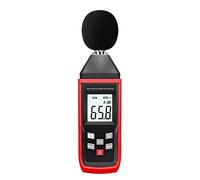 medidor de decibelios, Medidor de decibelios - Sonómetro digital, medidor ruido con pantalla LCD, rango medición 30 a 130 dB for pruebas nivel sonido