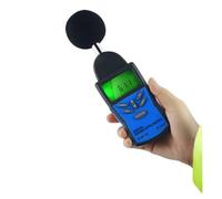 Medidor de decibelios, medidor digital nivel sonido, instrumento medición volumen ruido, detector monitoreo, probador audio