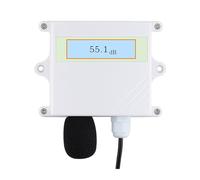 Medidor de Decibelios, Módulo de sensor ruido 30-130 dB con pantalla LCD Modbus-RTU RS485 4-20 mA 0-10 V Transmisor medidor decibelios industrial 20 Hz-12,5 KHz